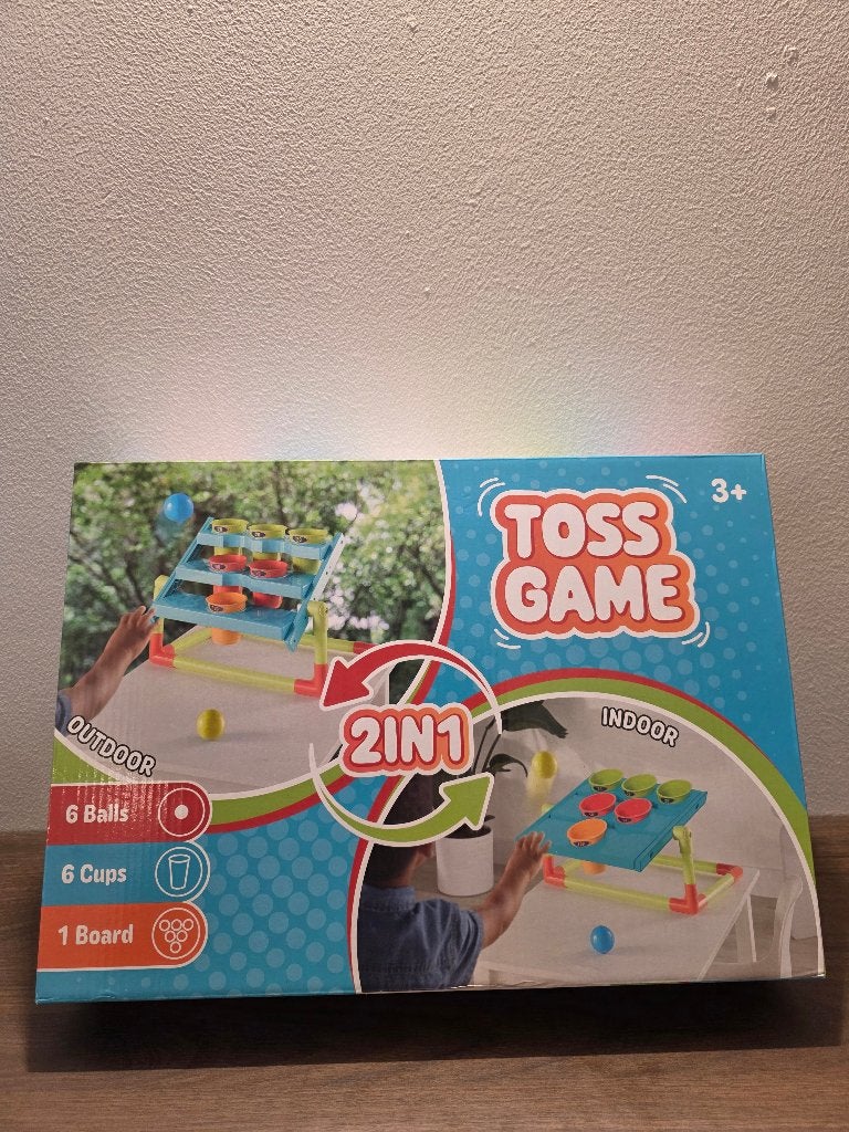 Ballenspel / Toss Game kinder buiten&binnenspeelgoed 2-in-1, Ophalen of Verzenden, Nieuw