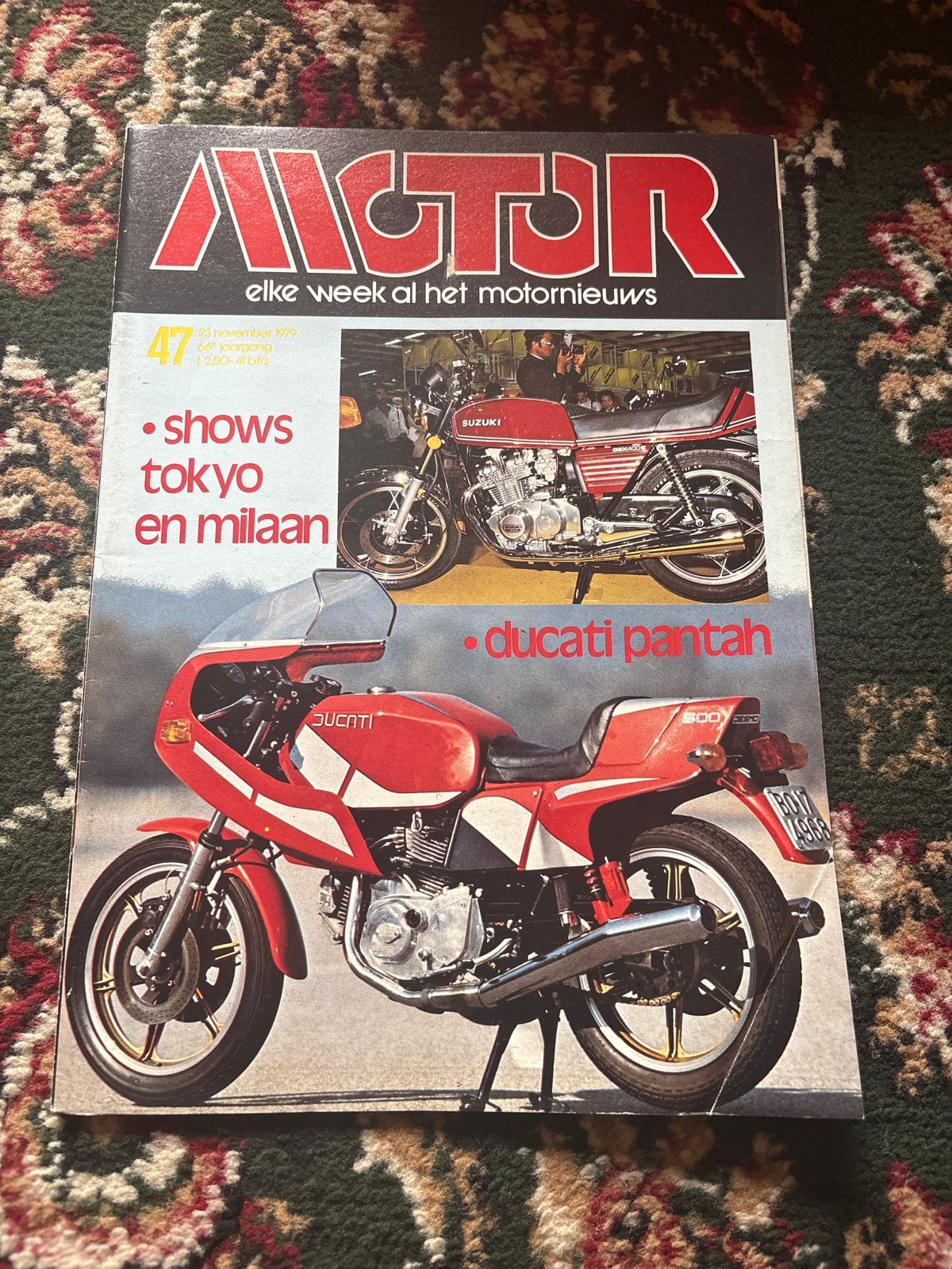 Motor Magazine - 23 november 1979 - Ducati Pantah, Ophalen of Verzenden, Gelezen, Algemeen