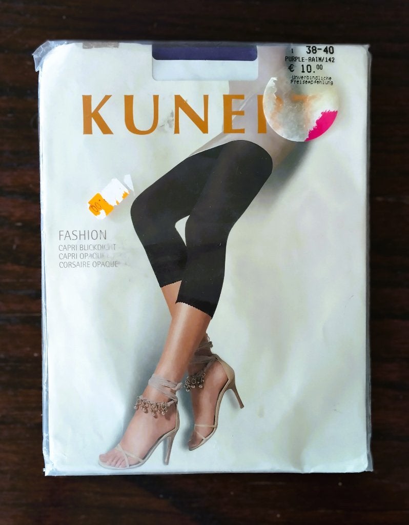 Kunert Panty-Legging Capri, Purple-Rain, Maat Small 💜, Legging, Maat 36/38 (S), Paars, Nieuw