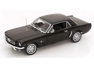 ford mustang 1/2 1964 kleur zwart nieuw van welly 1:18, Hobby en Vrije tijd, Modelauto's | 1:18, Ophalen, Nieuw, Auto, Welly