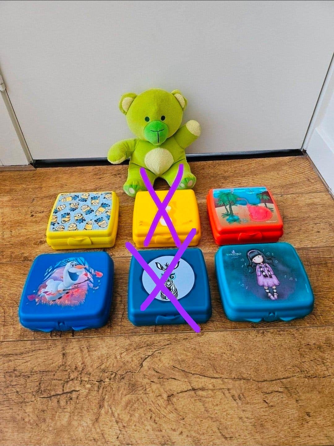 Tupperware nieuwe vierkante snackies snack bakjes, Ophalen of Verzenden, Nieuw, Overige kleuren, Bak of Kom