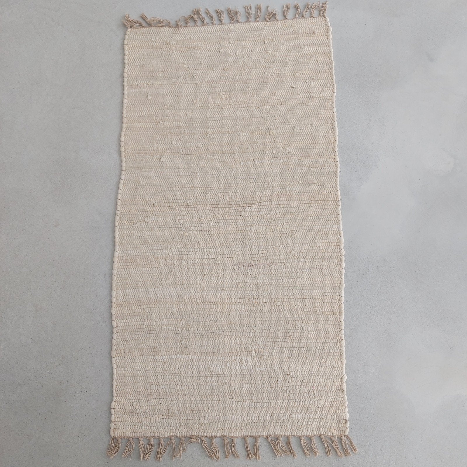 zweeds voddenkleed beige Scandinavische stijl boho ibiza, Huis en Inrichting, 100 tot 150 cm, Beige, Rechthoekig, 50 tot 100 cm
