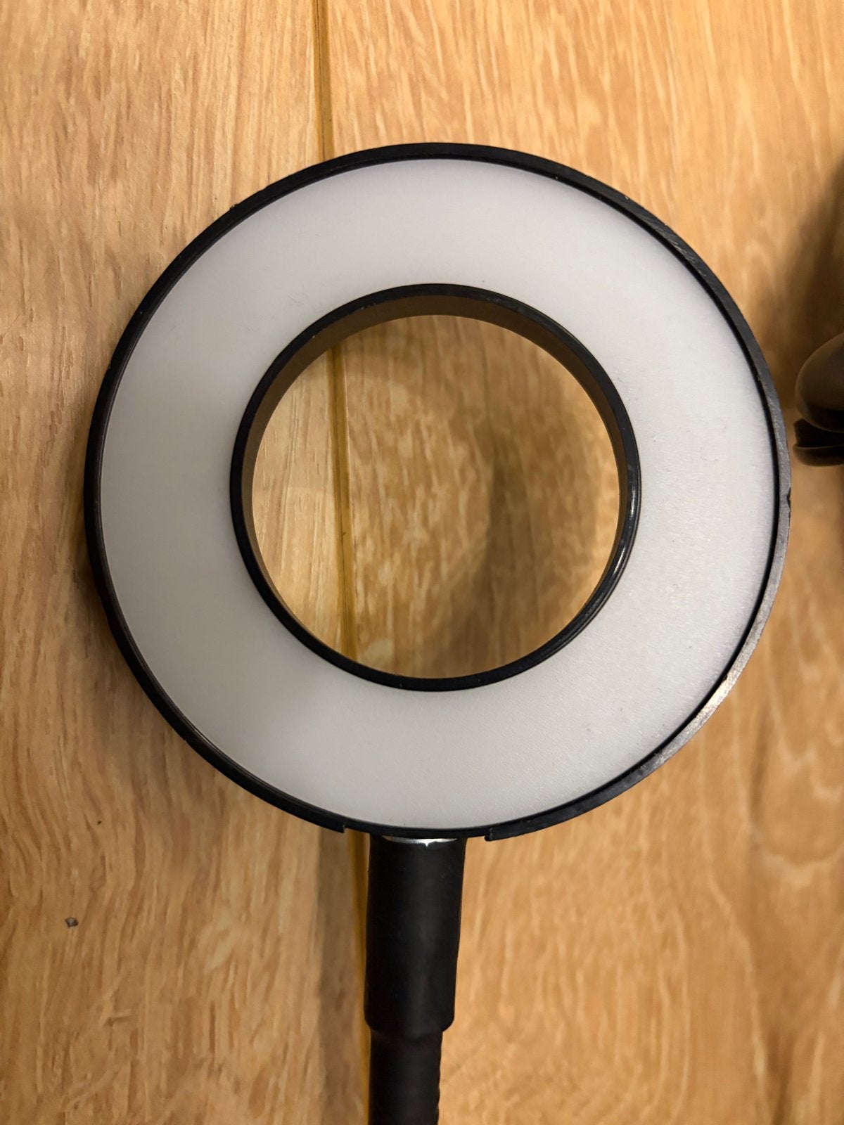 LED Ringlamp met Klem en Flexibele Arm - USB Aansluiting, Overige merken, Kunststof, Zwart, USB-aansluiting