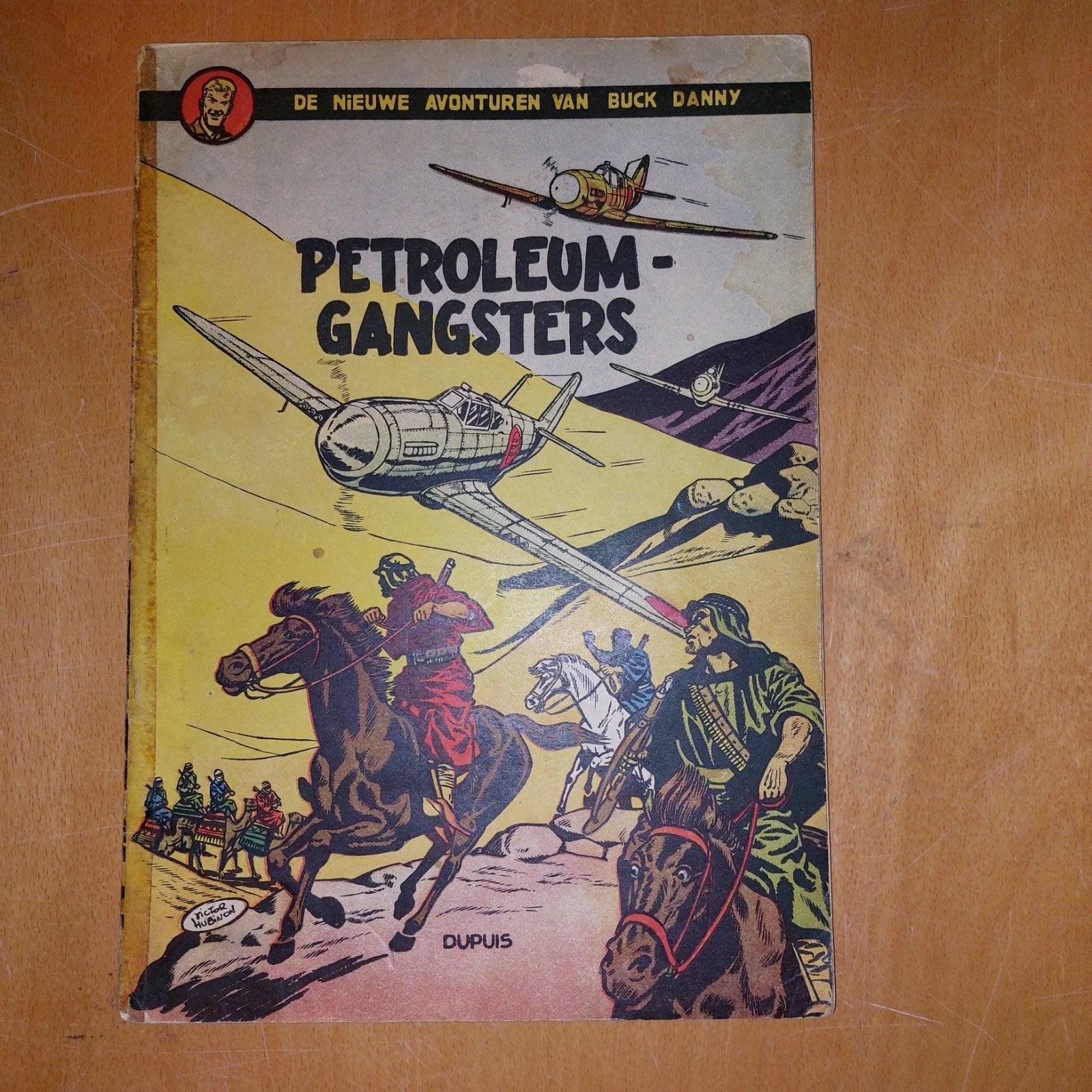 Oude Buck Danny nr 9 1e druk 1953, Boeken, Stripboeken, Eén stripboek, Ophalen of Verzenden, Gelezen