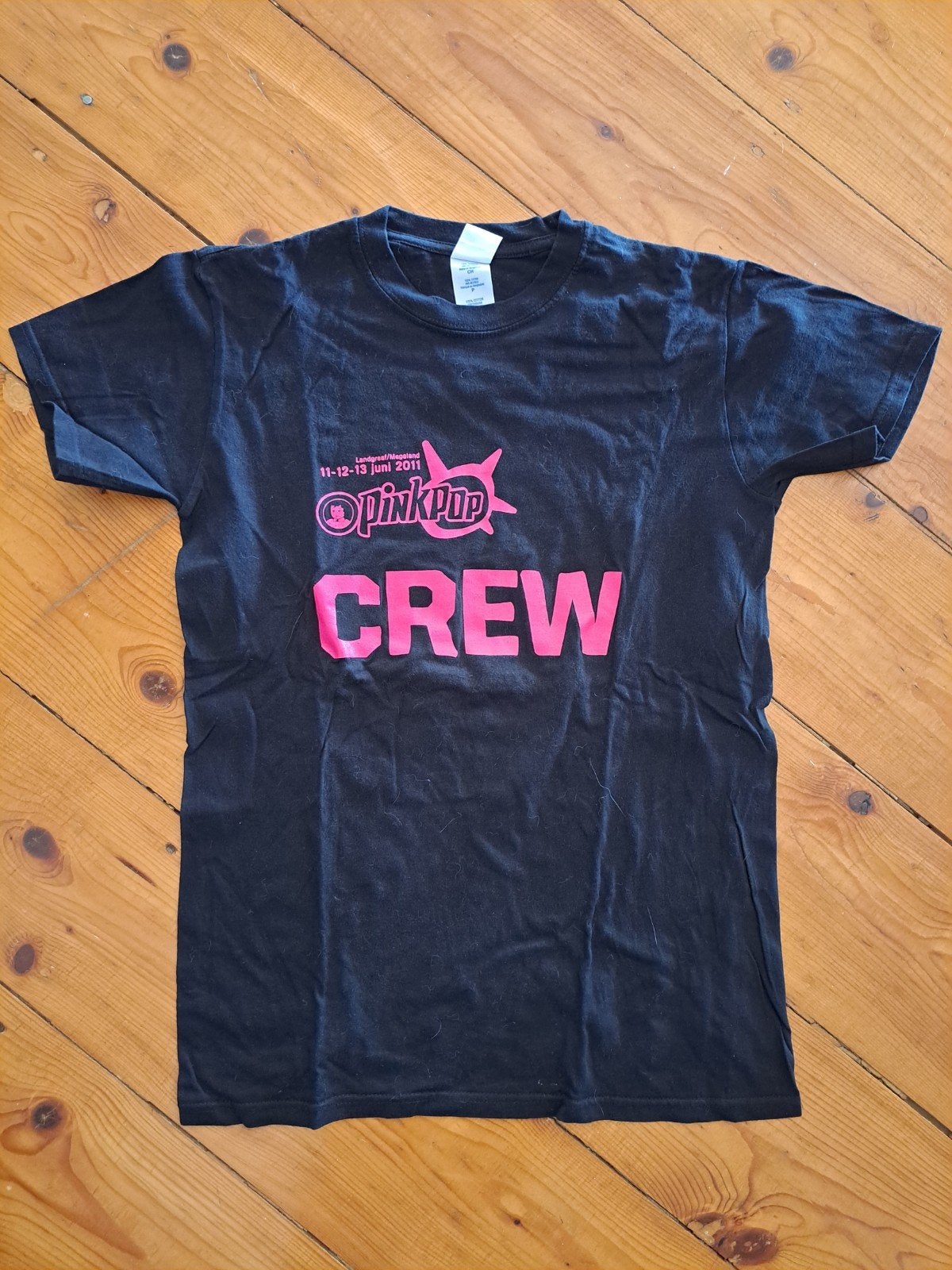 Pinkpop 2011 crew t-shirt, Kleding | Heren, Zwart, Ophalen of Verzenden, Zo goed als nieuw, Maat 46 (S) of kleiner
