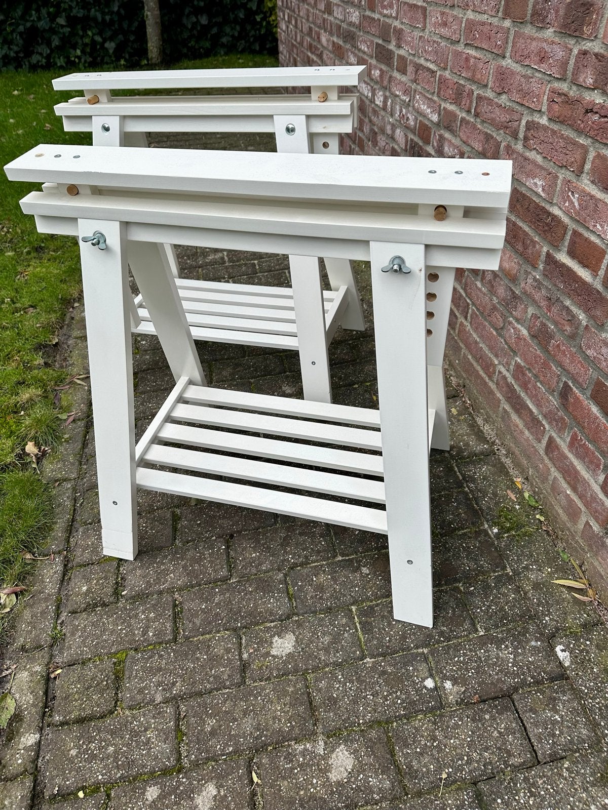 IKEA MITTBACK schragen - verstelbaar en kantelbaar, Ophalen, Zo goed als nieuw, Tafelpoot
