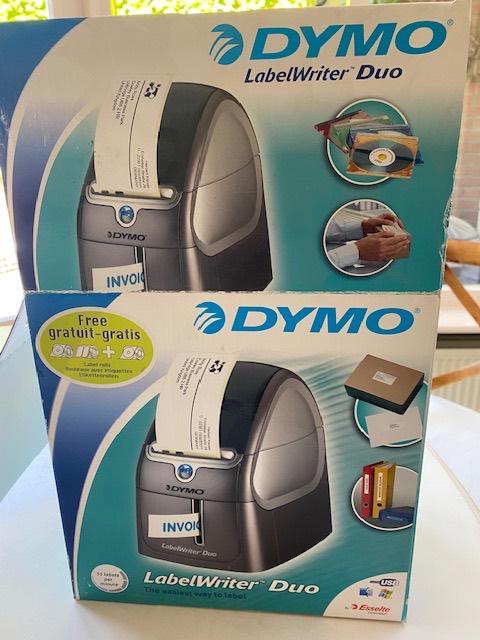 Dymo labelwriter duo, Computers en Software, Labelprinters, Ophalen of Verzenden, Zo goed als nieuw, Tape-label, Dymo