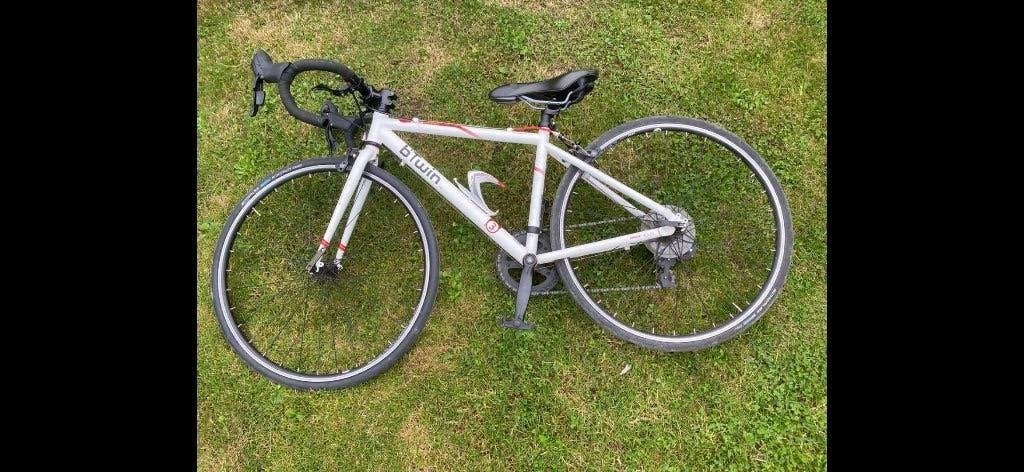 B'twin race fiets 24 inch, Overige merken, Minder dan 10 versnellingen, Gebruikt, Staal