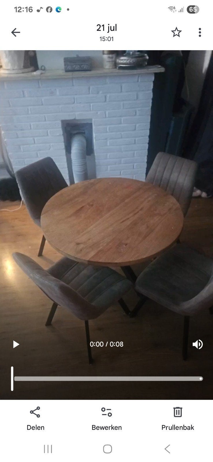 kinderset, Ophalen of Verzenden, 4 tot 6 stoelen