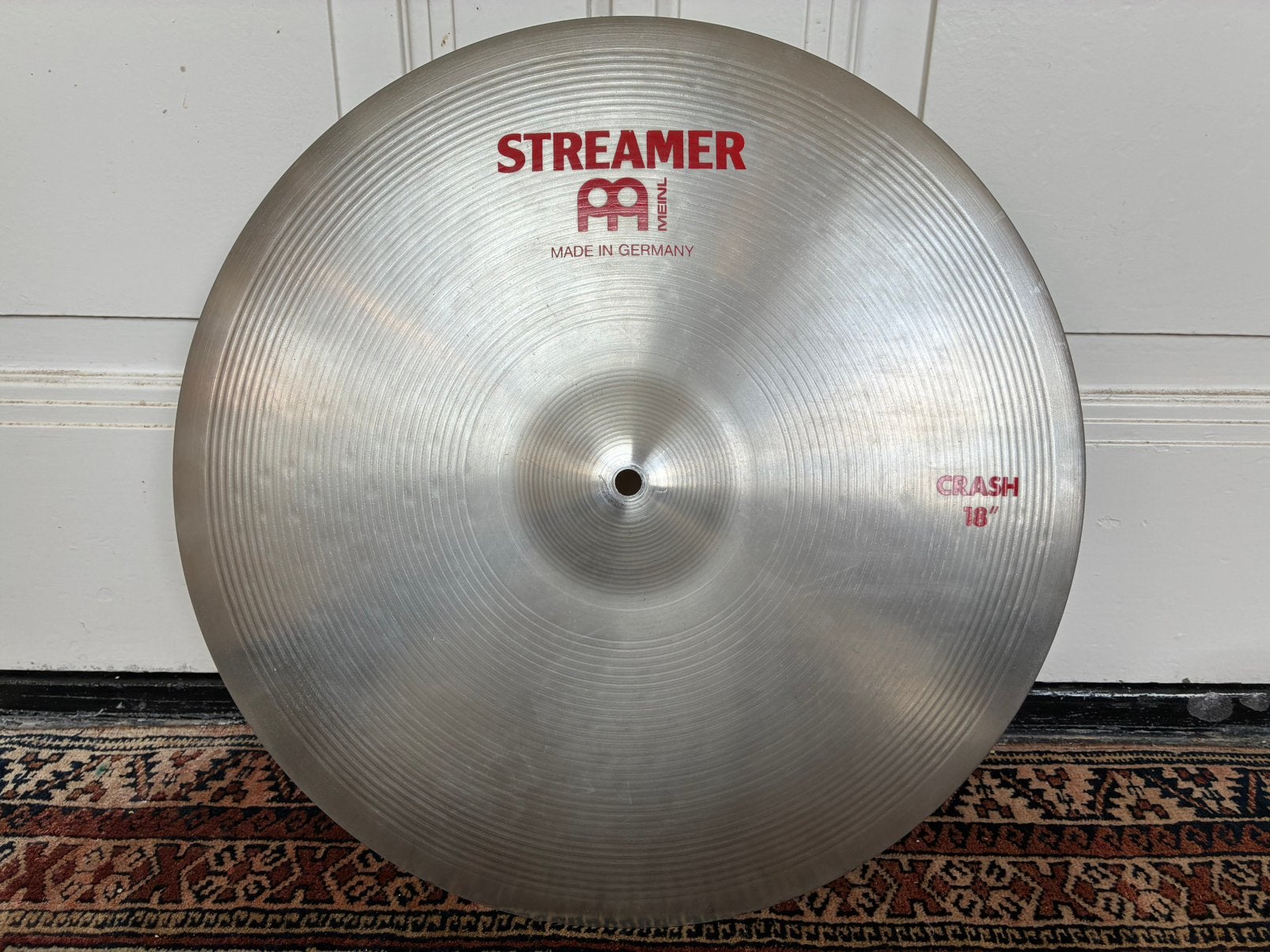 Meinl Streamer Crash 18”, Vintage Jaren 80 Bekken, Gebruikt, Duitsland, Overige soorten, Ophalen of Verzenden