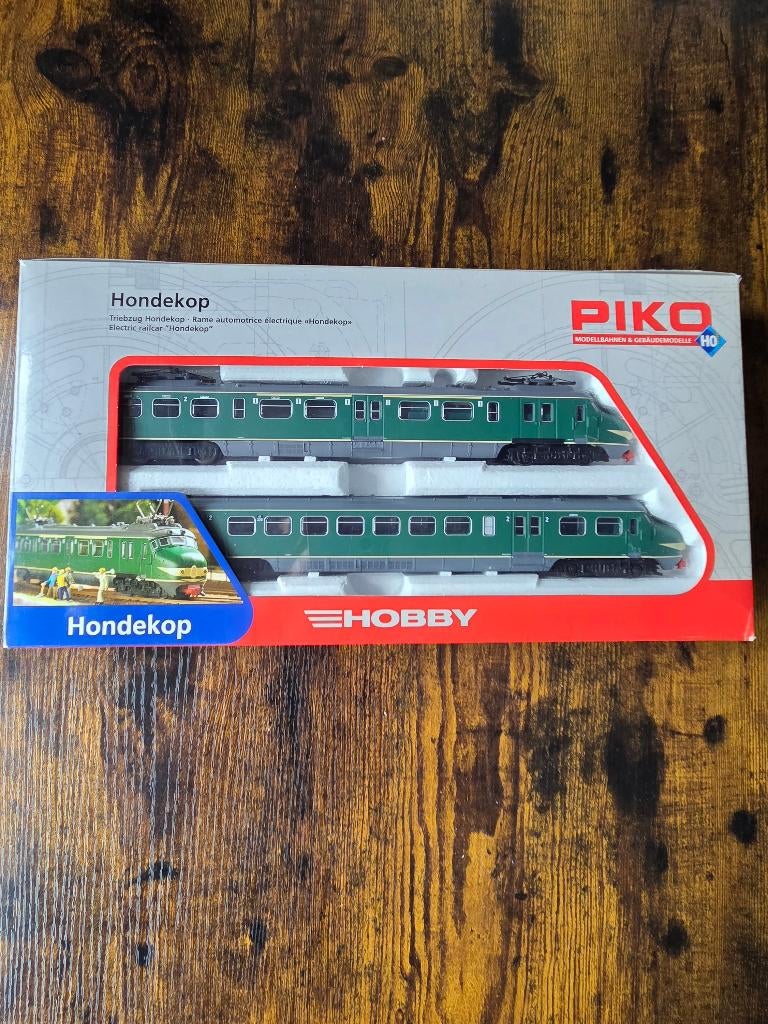 Modeltrein hondekop mat 54 groen, Ophalen, Treinset, Gelijkstroom, Piko