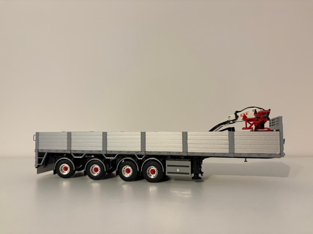 WSI 4 assige stenentrailer Edwin Salari, Ophalen of Verzenden, Zo goed als nieuw, Bus of Vrachtwagen, Wsi