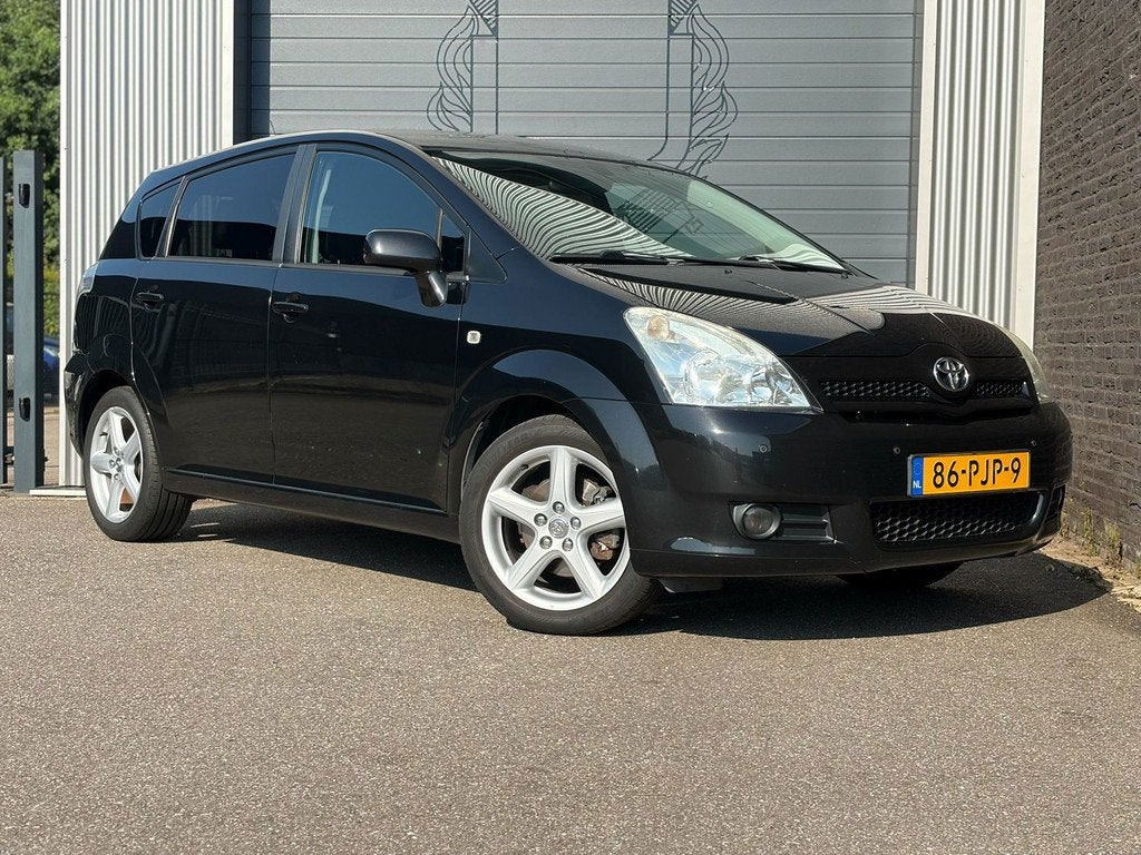 Toyota Verso 1.8 VVT-i Dynamic 7p. 7 Persoons|Ecc|Cruise, Auto's, Toyota, Gebruikt, 129 pk, 7 stoelen, Zwart