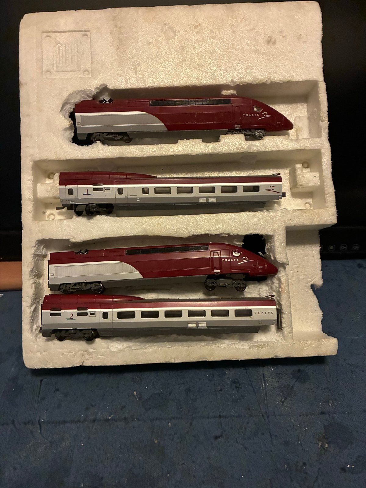 Thalys Treinset, Overige merken, Gelijkstroom, Ophalen of Verzenden, Gebruikt
