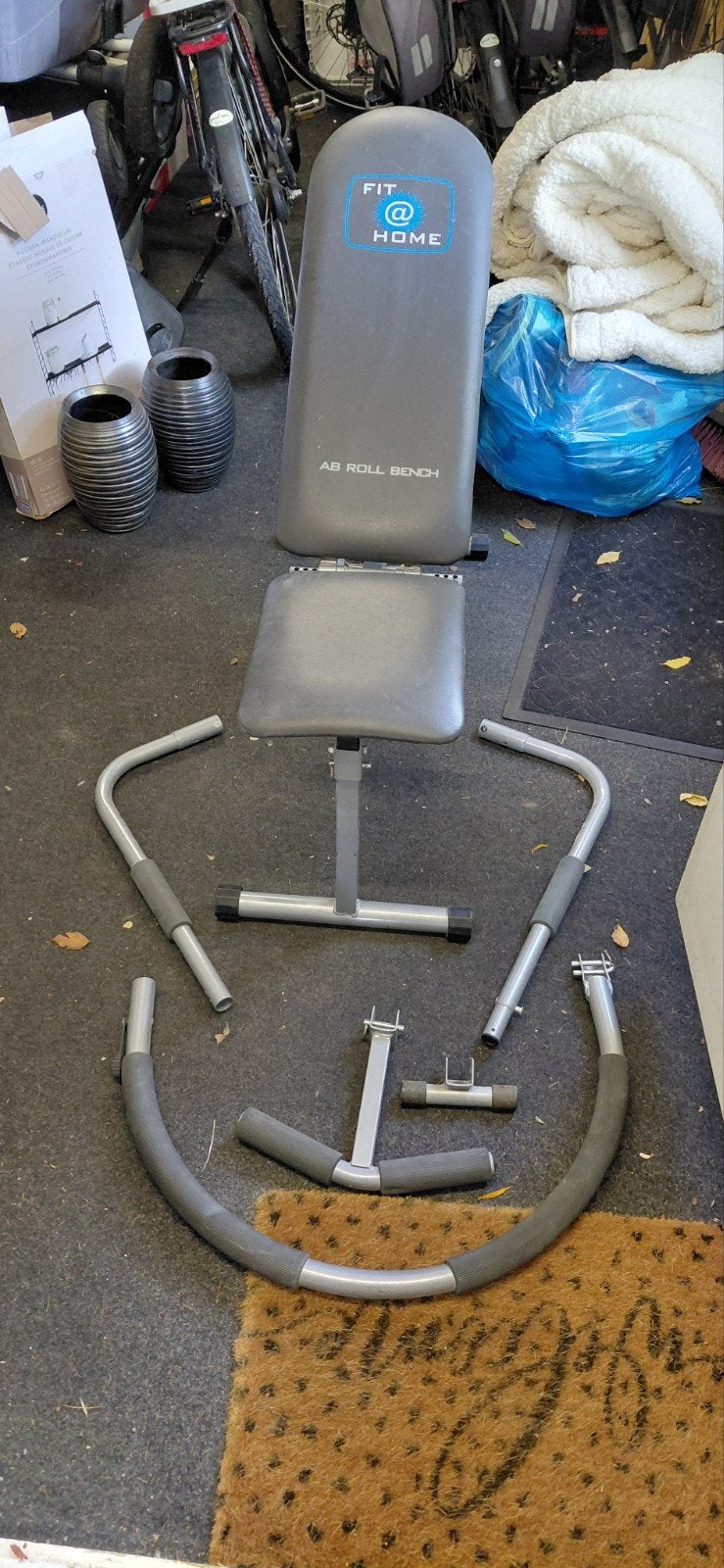 Buikspier apparaat (Ab Roll Bench), Ophalen, Zo goed als nieuw, Buik, Overige typen