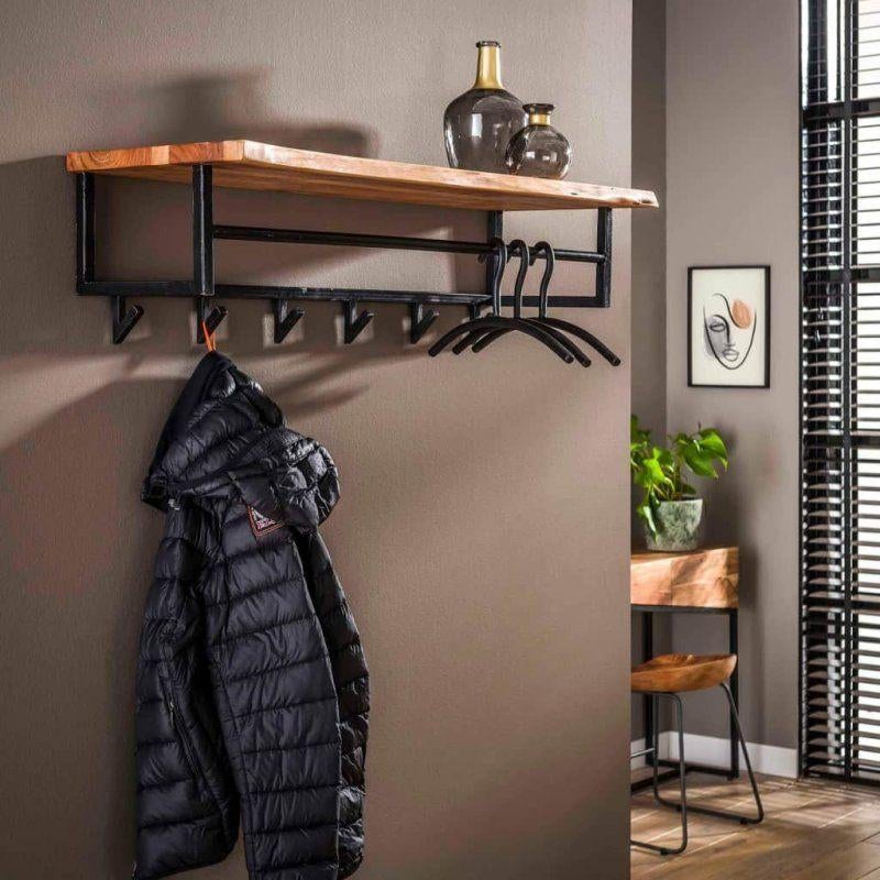 Kapstok Wooden hooks, Huis en Inrichting, Woonaccessoires | Kapstokken, Zo goed als nieuw, Wandkapstok, Minder dan 100 cm, Hout