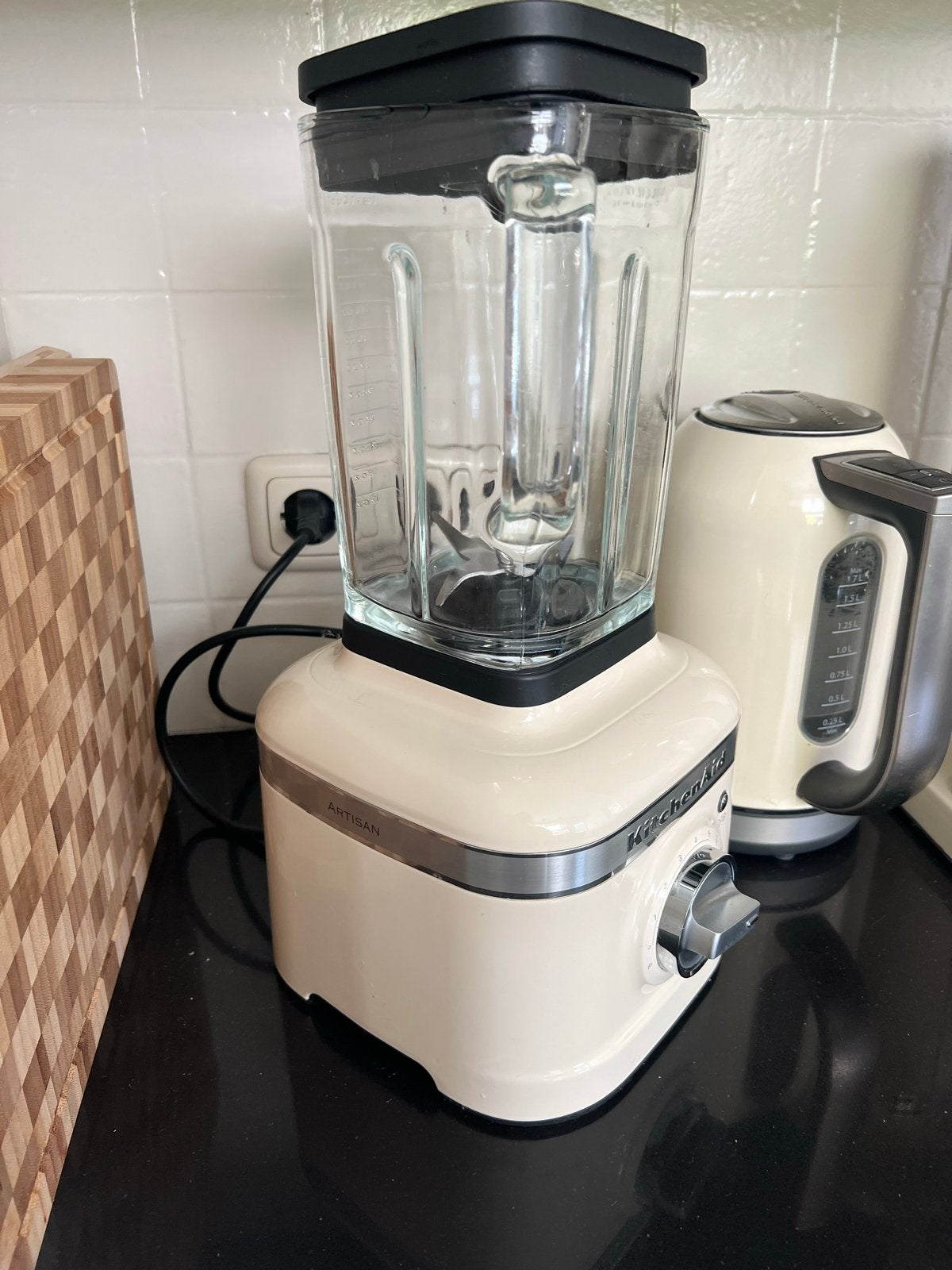 KitchenAid Artisan Blender - Crème, Ophalen, Zo goed als nieuw, Blender