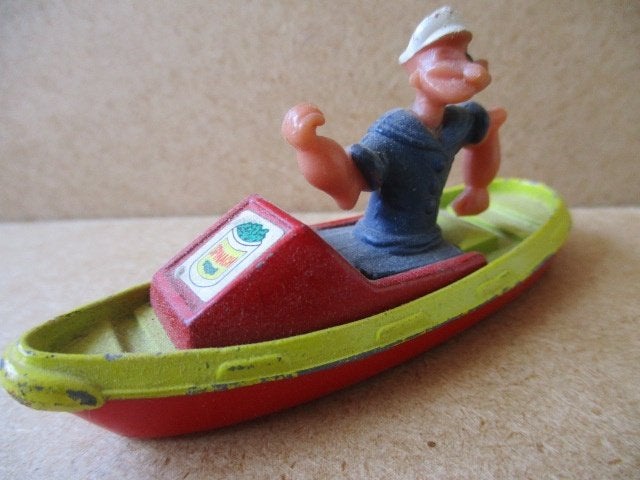 adv11012 popeye bootje 1, Ophalen, Overige figuren, Gebruikt, Beeldje of Figuurtje