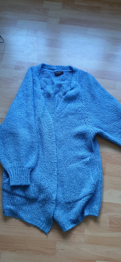 Dik felblauw vest van Dejacque, Kleding | Dames, Ophalen of Verzenden, Zo goed als nieuw, Maat 38/40 (M)