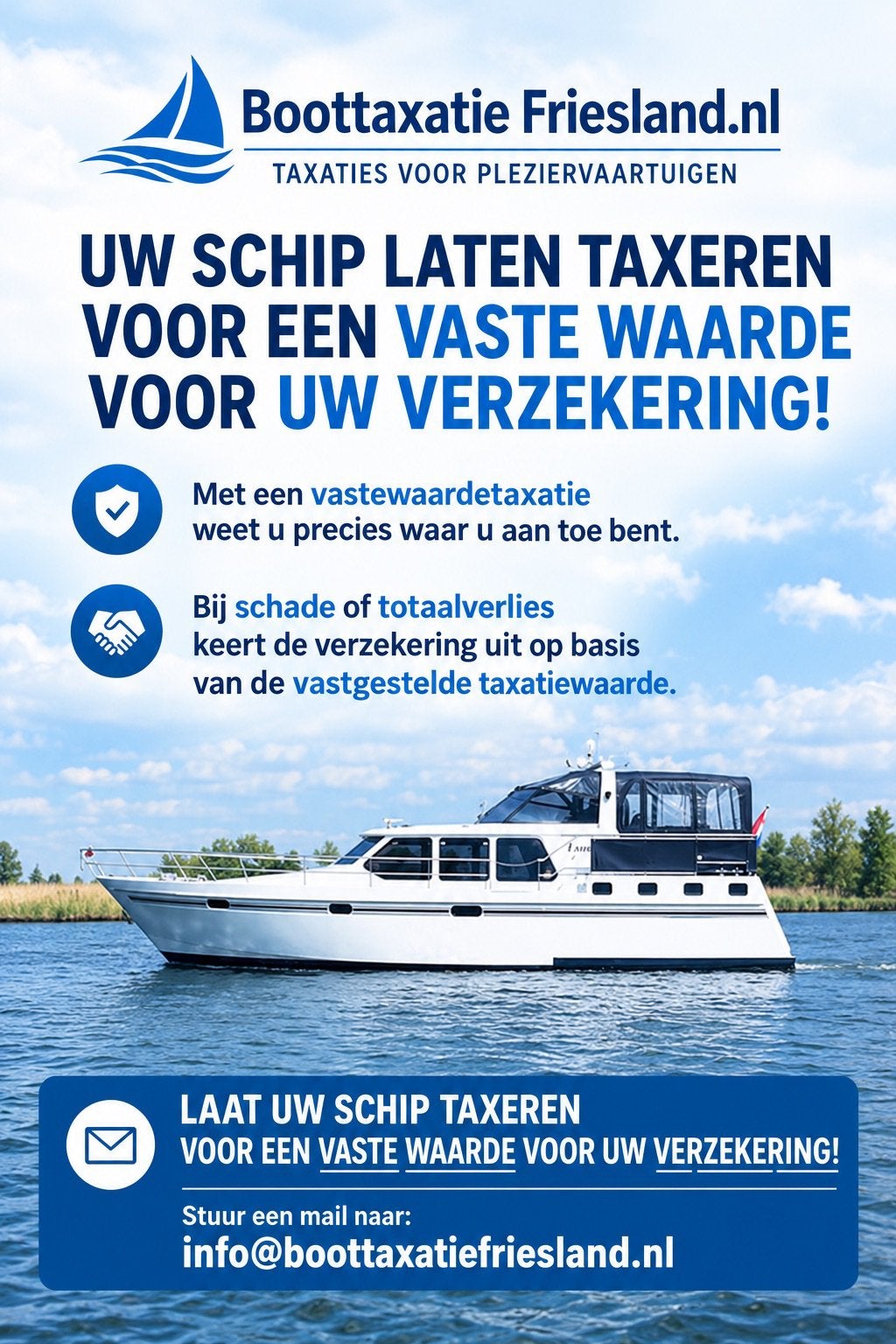 Boot taxatie?  Bel boottaxatie friesland, Watersport en Boten, Ophalen of Verzenden