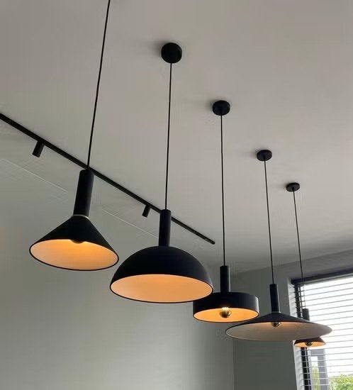 Ferm Living design hanglampen (5 stuks), Huis en Inrichting, Ophalen, Zo goed als nieuw, Metaal, Overige fittingen