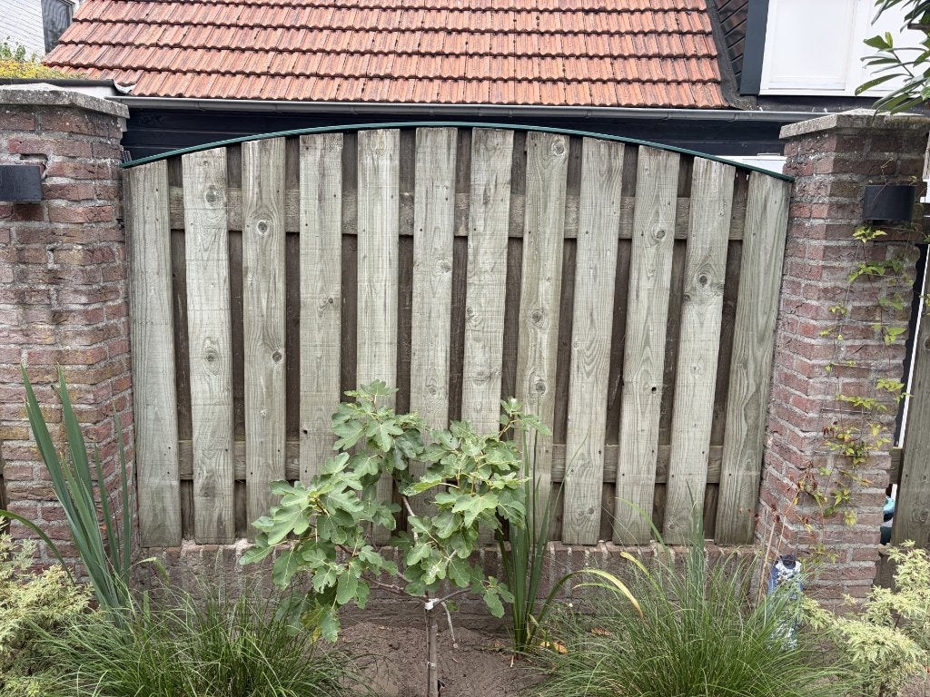 houten schutting delen 6 stuks  220 cm x 150 cm, Ophalen, Minder dan 3 meter, Hout, 1 tot 2 meter