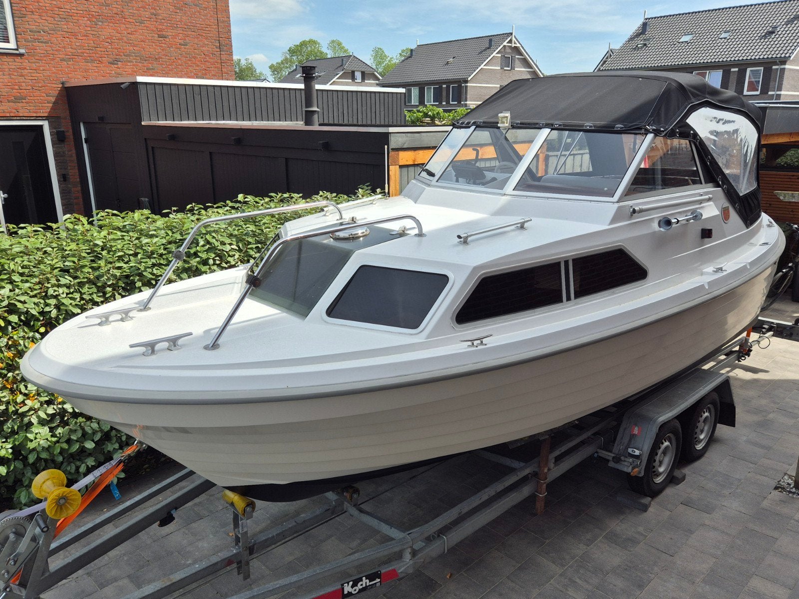 Marex 21 Flexi Noorse Spitsgatter 1980 met trailer, Ophalen, Walstroom, Gebruikt, Diesel