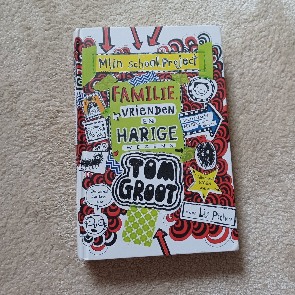 Tom Groot: Mijn Schoolproject, Gelezen, Fictie algemeen, Ophalen of Verzenden, Liz Pichon