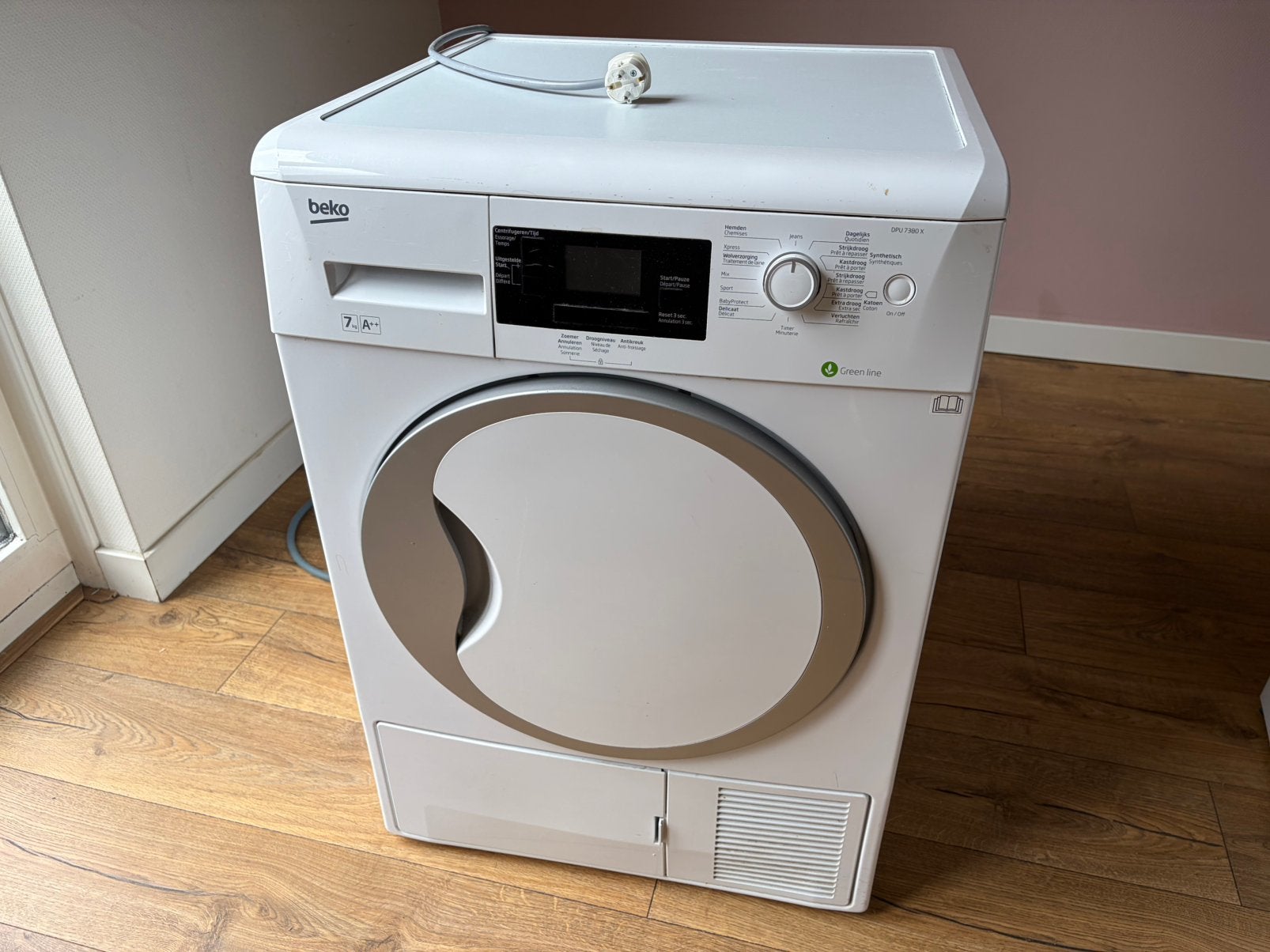 Beko wasdroger 7380, Witgoed en Apparatuur, Wasdrogers, Ophalen, Gebruikt, Condens