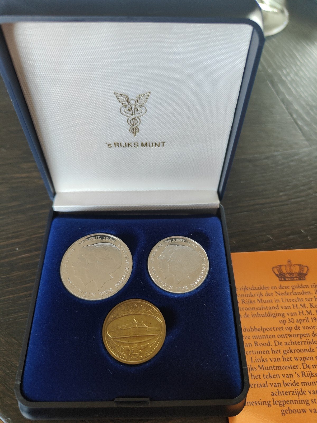 Jaarset 's Rijks Munt troonsafstand 1980, Ophalen of Verzenden, Koningin Juliana, 2½ gulden