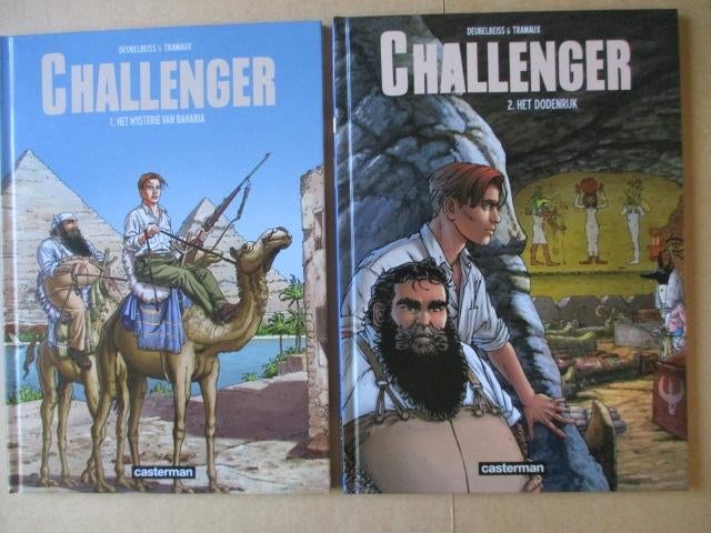 w0050 challenger 1 en 2 hc, Boeken, Meerdere stripboeken, Ophalen, Gelezen