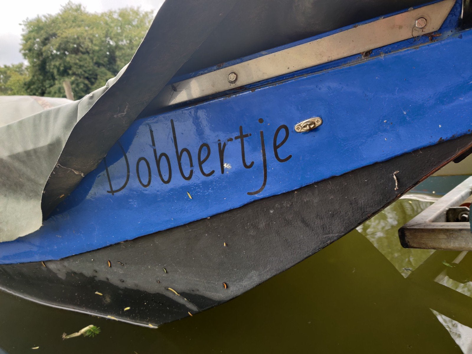 Dobbertje stalen vlet, topstaat evt met motor en trailer, Watersport en Boten, Ophalen of Verzenden, Gebruikt