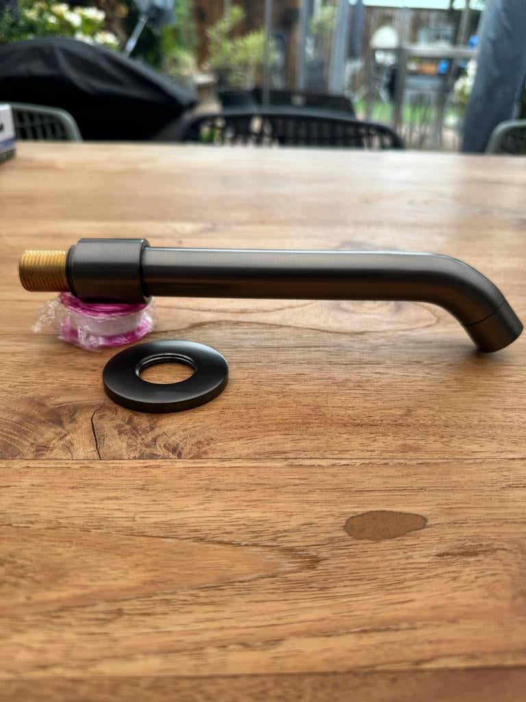 Gunmetal Kraanuitloop voor Bad of Douche, Ophalen of Verzenden, Nieuw, Kraan