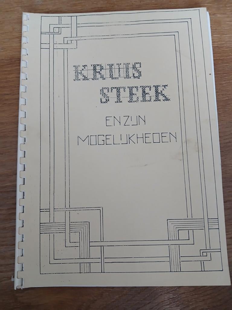 Kruissteek en zijn mogelijkheden, Ophalen of Verzenden, Gebruikt, Handborduren, Patroon