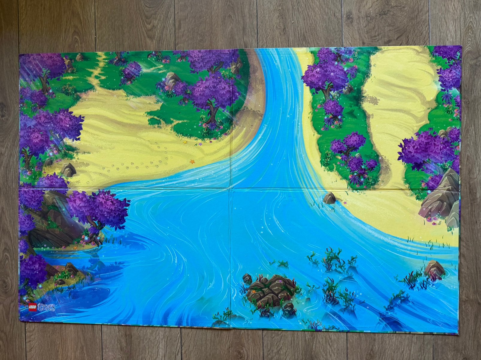 Lego Elves grondmat., Ophalen of Verzenden, Zo goed als nieuw, Grondplaat, Lego