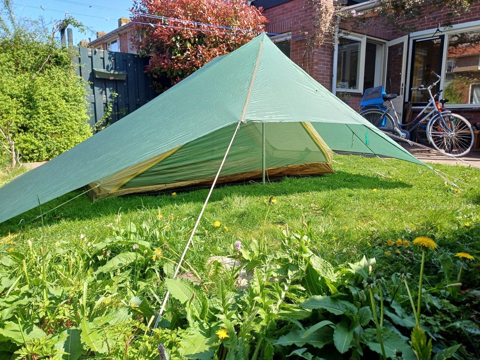 Erdmann Schmidt tent - Hommel, Caravans en Kamperen, Ophalen of Verzenden, Gebruikt