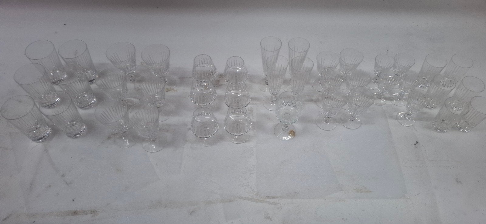 Royal Leerdam Kristal Servies - 34 Delig Handgemaakt, Ophalen