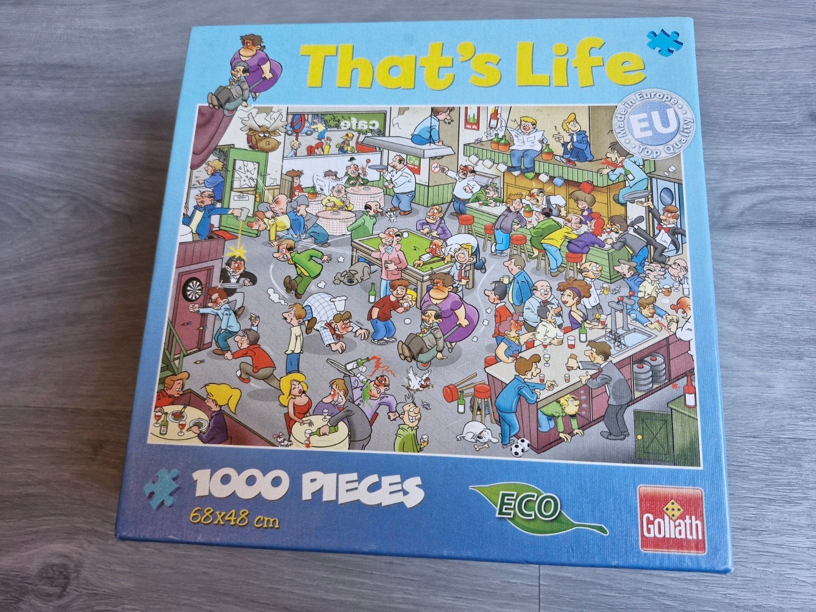 That's Life legpuzzel 1000 stukjes Goliath, Ophalen of Verzenden, 500 t/m 1500 stukjes, Gebruikt, Legpuzzel