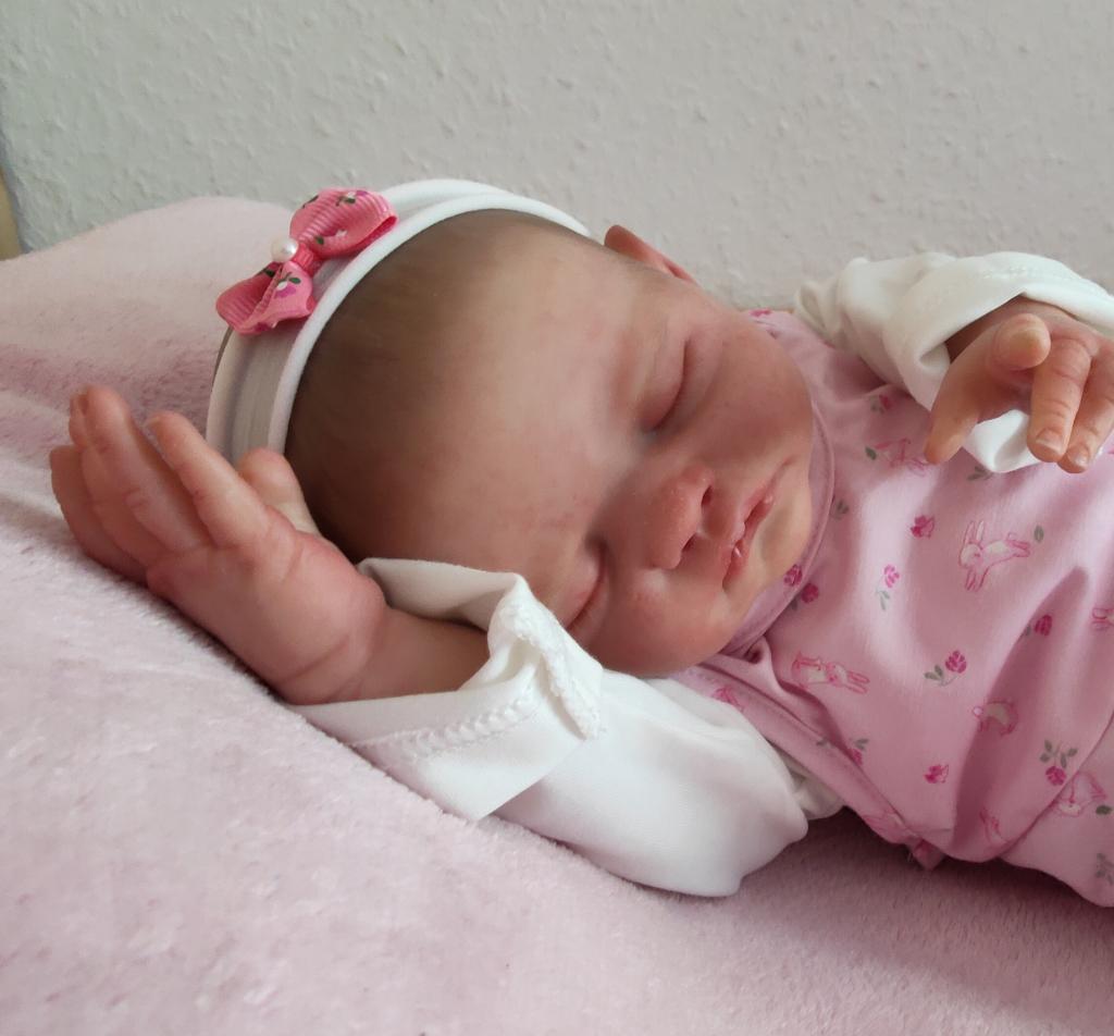 Reborn Baby Jules Melanie Gebhardt, Verzamelen, Poppen, Ophalen of Verzenden, Nieuw, Babypop
