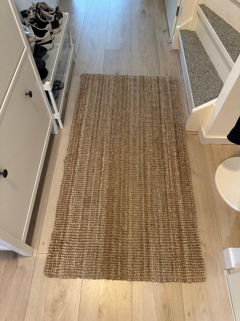 Vloerkleed Lohals Ikea 78,5 x 152, Ophalen, Bruin, 50 tot 100 cm, Zo goed als nieuw