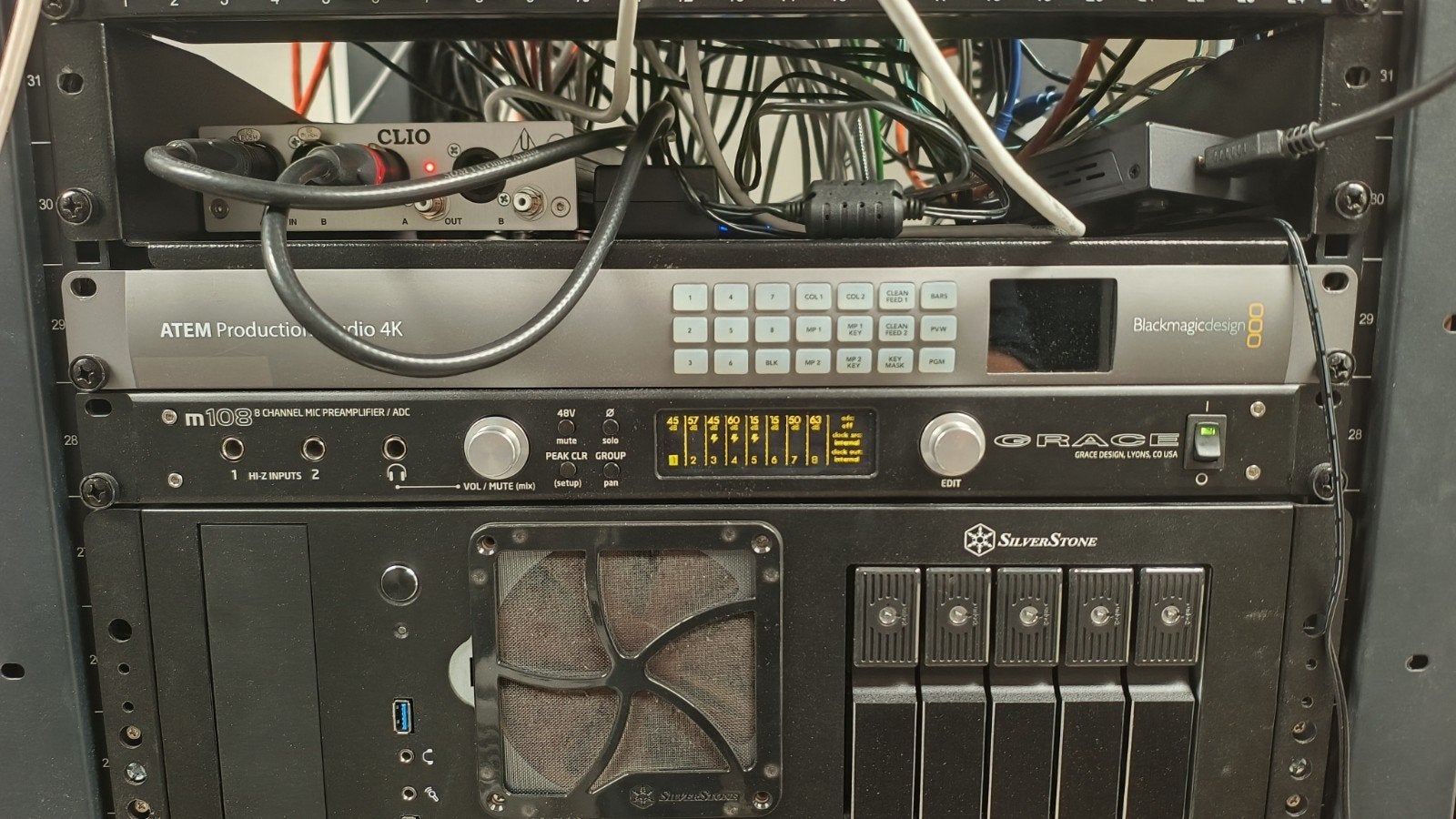 Grace M108 microfoon voorversterker/ADC/DAC met Dante kaart, Ophalen, Zo goed als nieuw