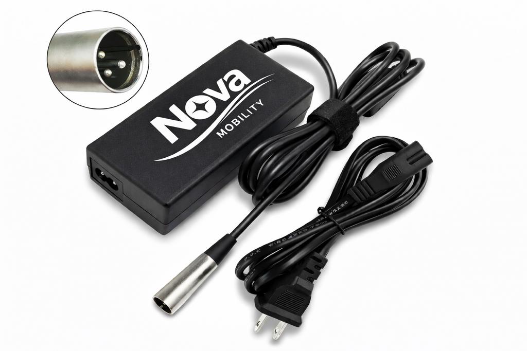 NIEUW IN DOOS!! Scootmobiel lader oplader 24V 5A, Nieuw, Ophalen of Verzenden, Info@novamobility.nl, Nova Mobility