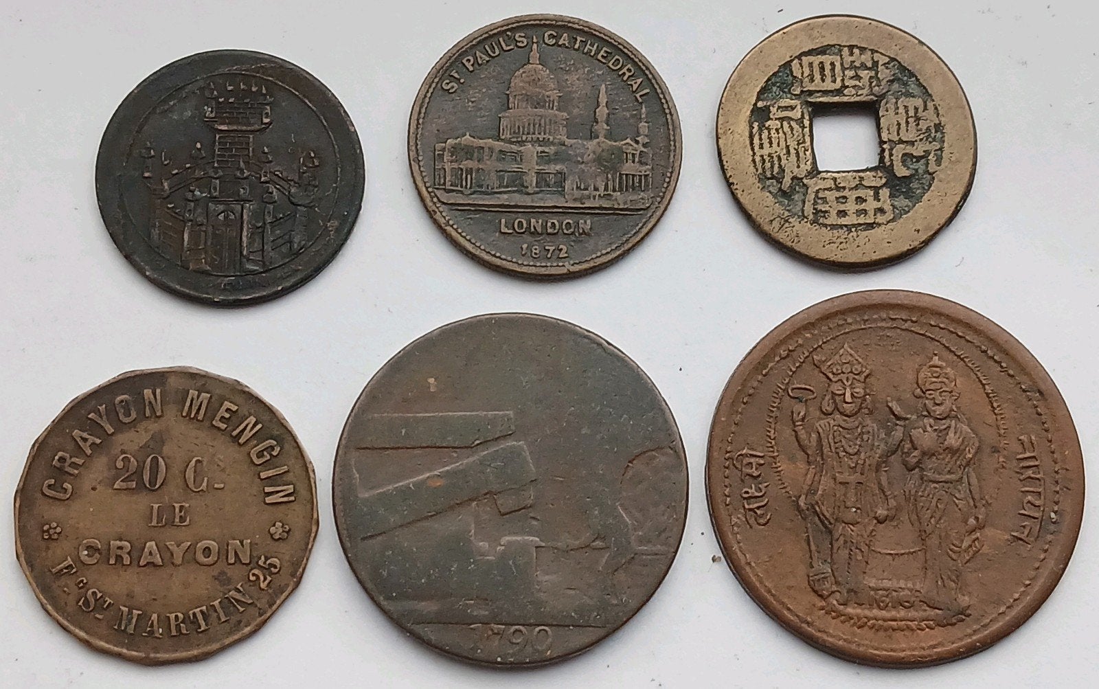 Verzameling Oude Antieke Munten Tokens Rekenpenning Jetton !, Ophalen of Verzenden, Buitenland, Munten