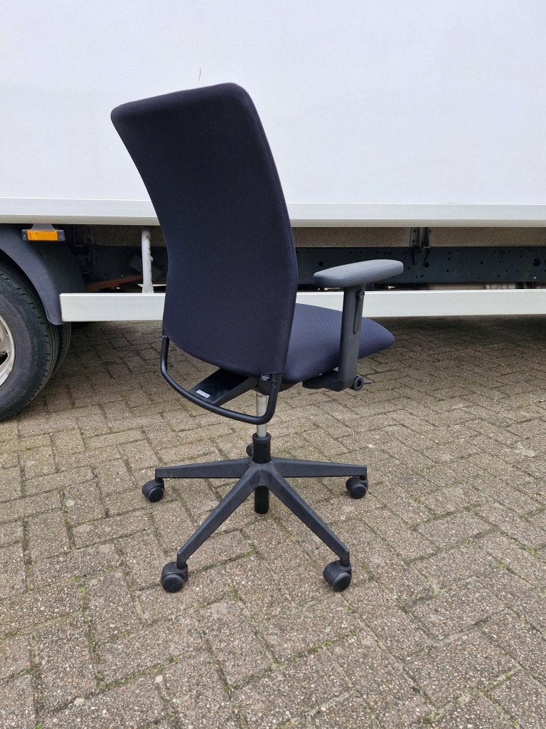Wiesner Hager design bureaustoel refurbished netweave, Zwart, Ophalen of Verzenden, Zo goed als nieuw, Wiesner-Hager BV