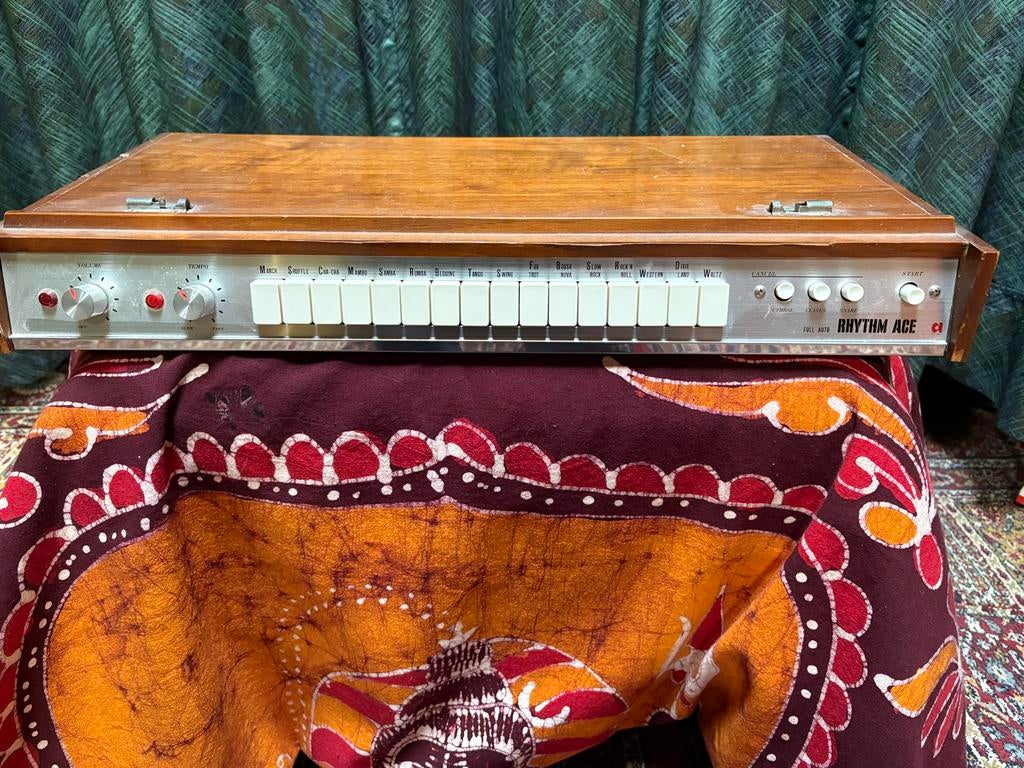 Zeldzame Rhythm Ace FR-2L (Roland) drumcomputer uit 1967, Muziek en Instrumenten, Drumcomputers, Ophalen of Verzenden, Gebruikt