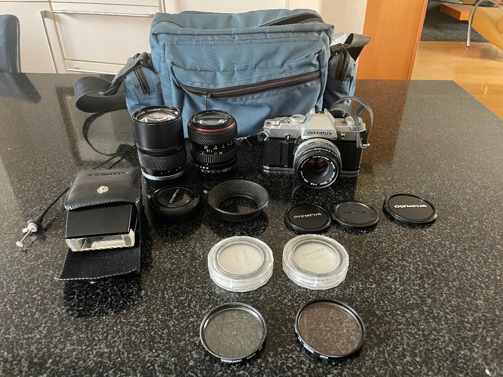 Olympus camera OM 30, Audio, Tv en Foto, Fotocamera's Analoog, Ophalen of Verzenden, Gebruikt, Spiegelreflex, Olympus