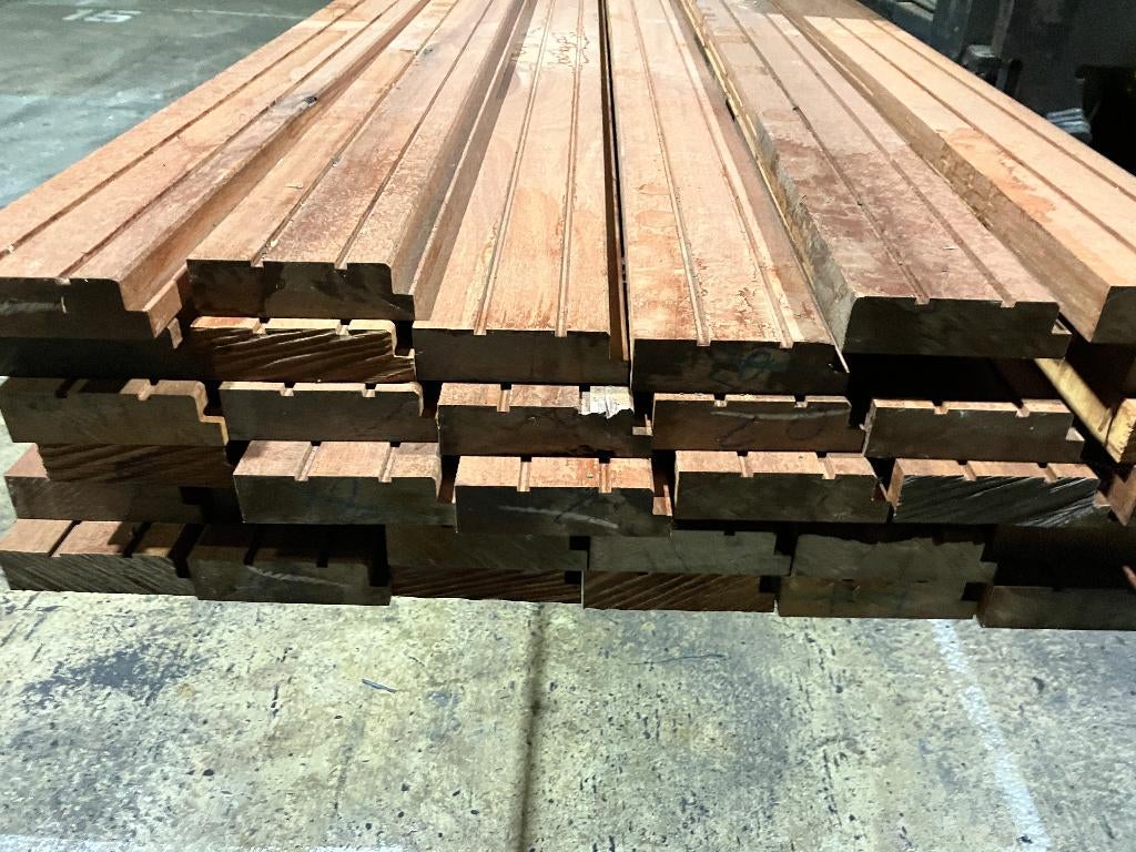 Hardhout-Massaranduba–planken–vlonderplanken-terrasplanken, Tuin en Terras, Terrasdelen en Vlonders, Ophalen, Nieuw, Hout