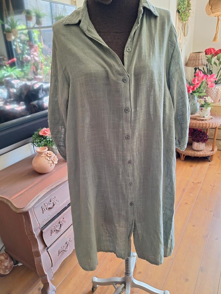 Blouse xl xxl groen, Ophalen of Verzenden, Gedragen, Maat 46/48 (XL) of groter, Groen