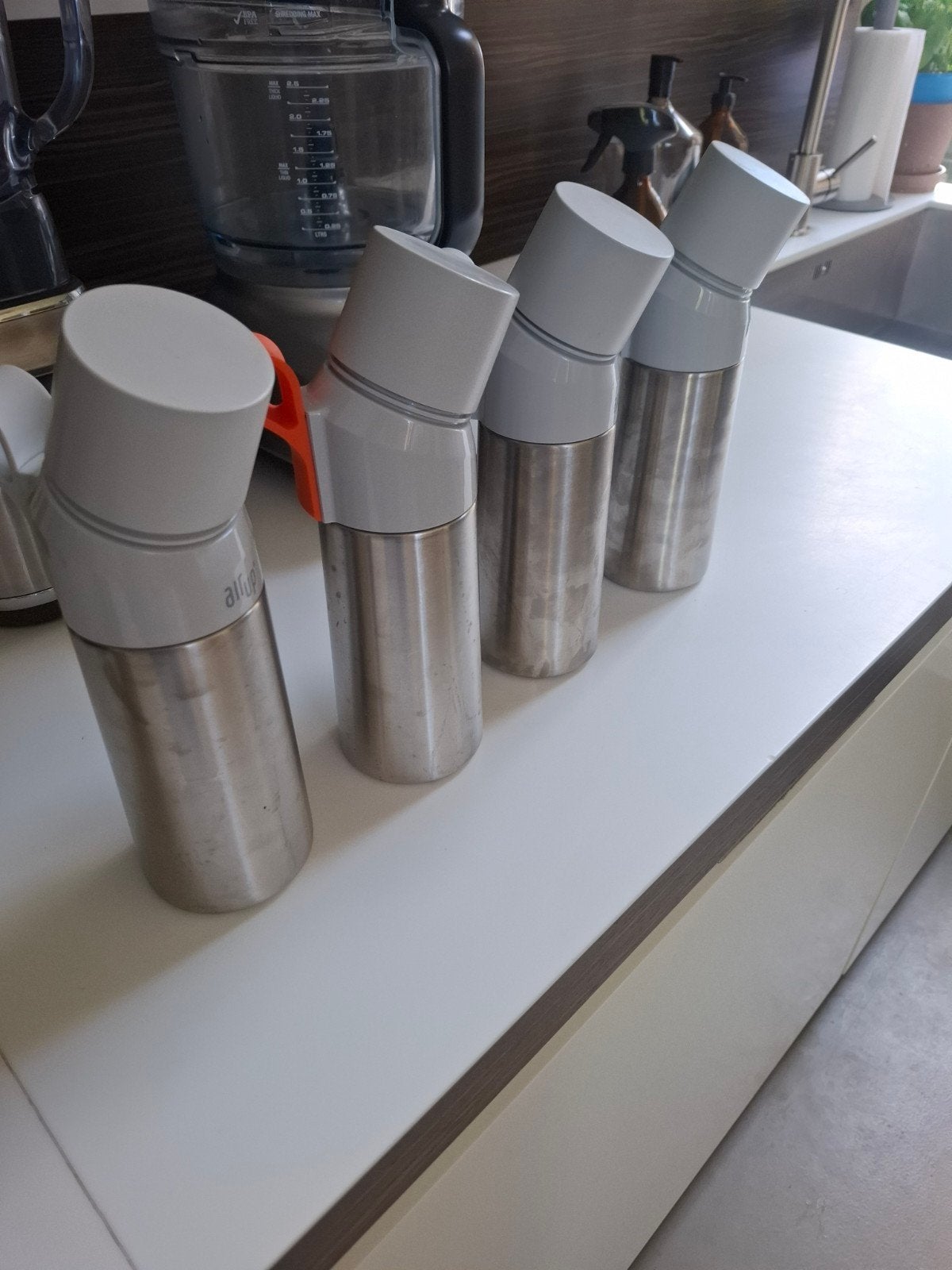 Set van 4 AIR up drinkflessen, Ophalen, Gebruikt
