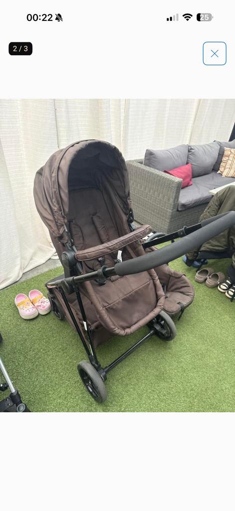 baby wandelwagen met autostoel, Ophalen of Verzenden, Zo goed als nieuw